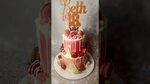 Rose Gold 18th Birthday Drip Cake - YouTube